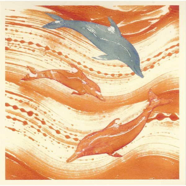 Trio in the Waves Greeting Card